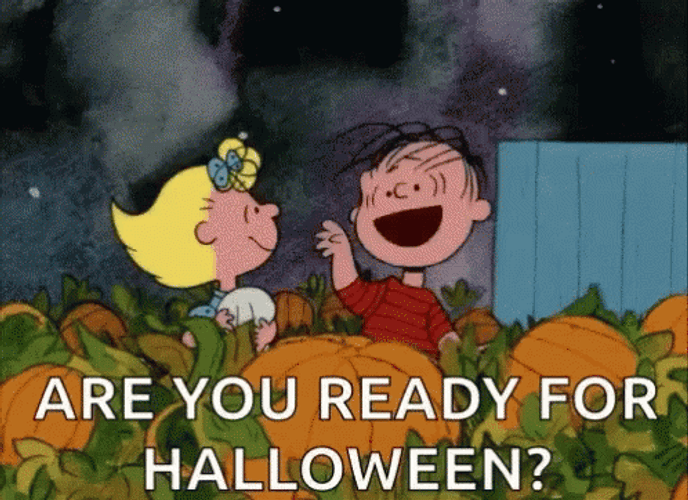 Halloween Peanuts Cartoon GIF