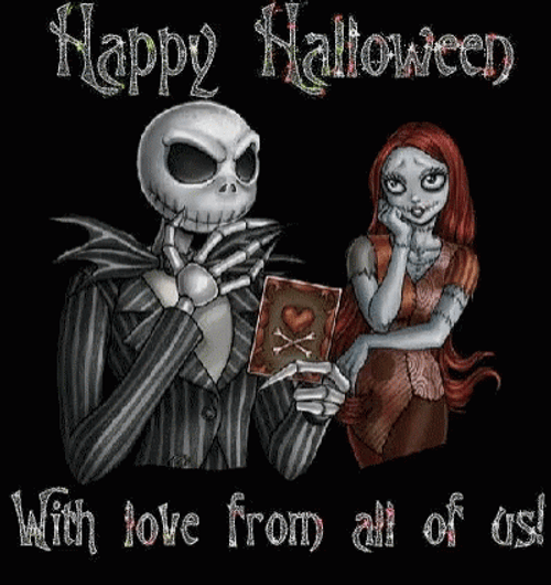 Halloween With Love Jack Sally GIF