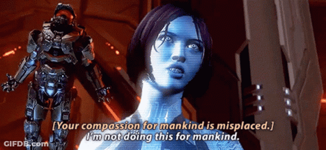 Halo 4 Artificial Woman Speaking GIF