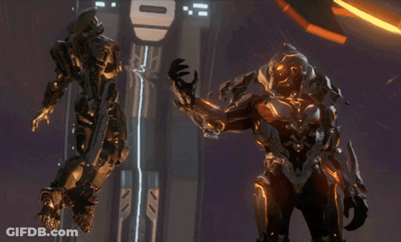 Halo 4 Enemy Controlling Master Chief GIF