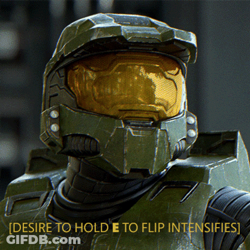 Halo 4 Game Chief Shaking GIF
