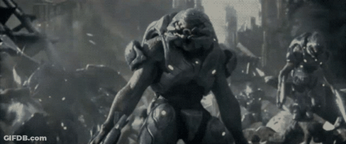 Halo 4 Master Chief Elite Fight GIF