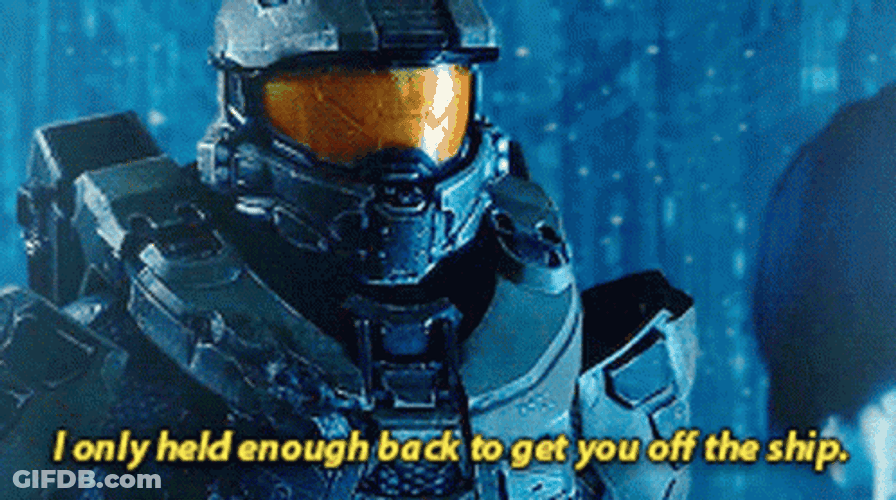 Halo 4 Master Chief Held Enough GIF