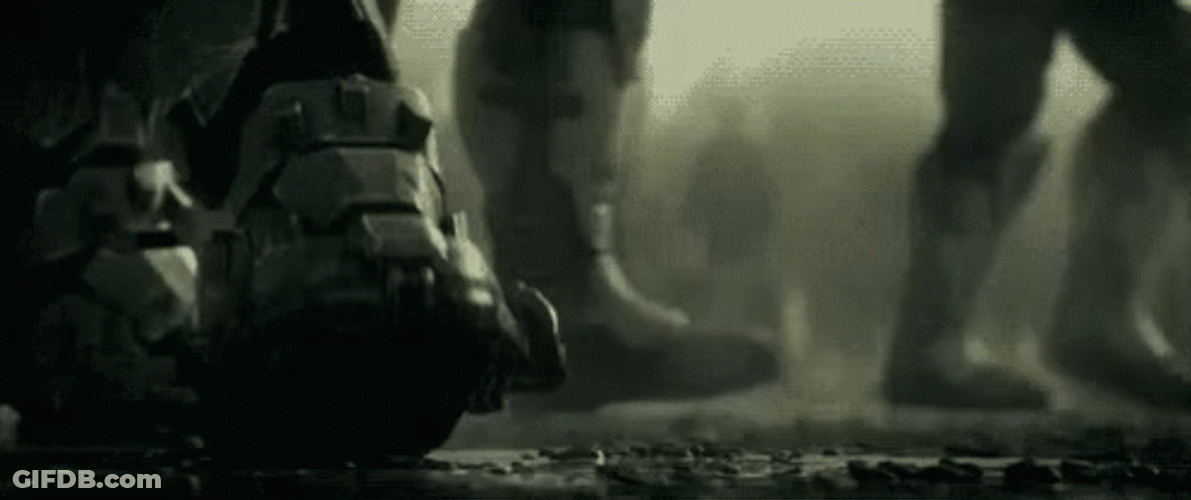 Halo 4 Master Chief Smoky Area GIF