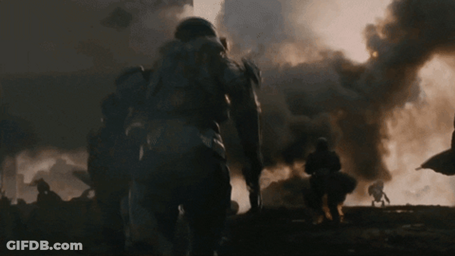 Halo 4 War With Thick Smoke GIF