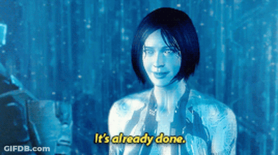 Halo 4 Woman It's Already Done GIF