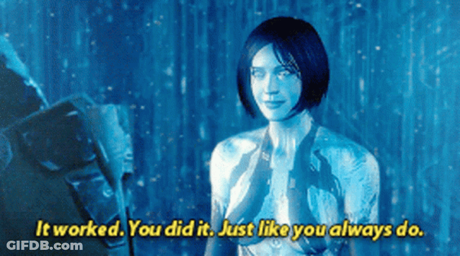 Halo 4 Woman You Did It GIF