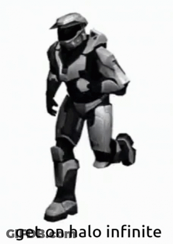 Halo Infinite Character Running GIF