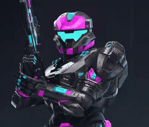 Halo Infinite Holding A Gun GIF