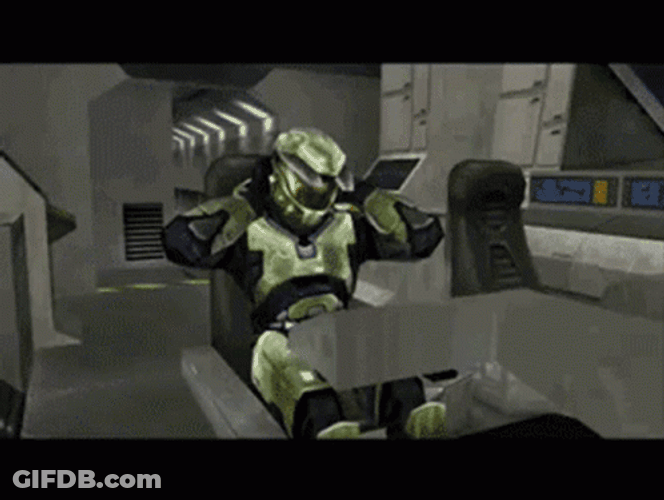 Halo Master Chief Deal With It GIF
