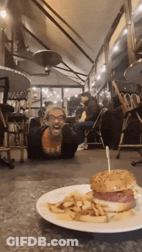 Hamburger And French Fries GIF