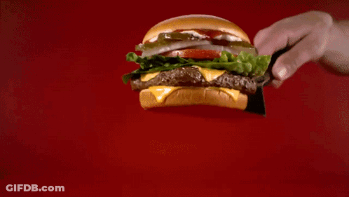 Hamburger With Dave's Single GIF
