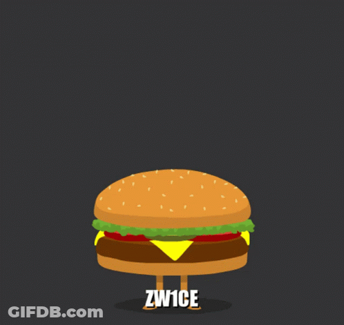 Hamburger With Letters ZW1CE GIF