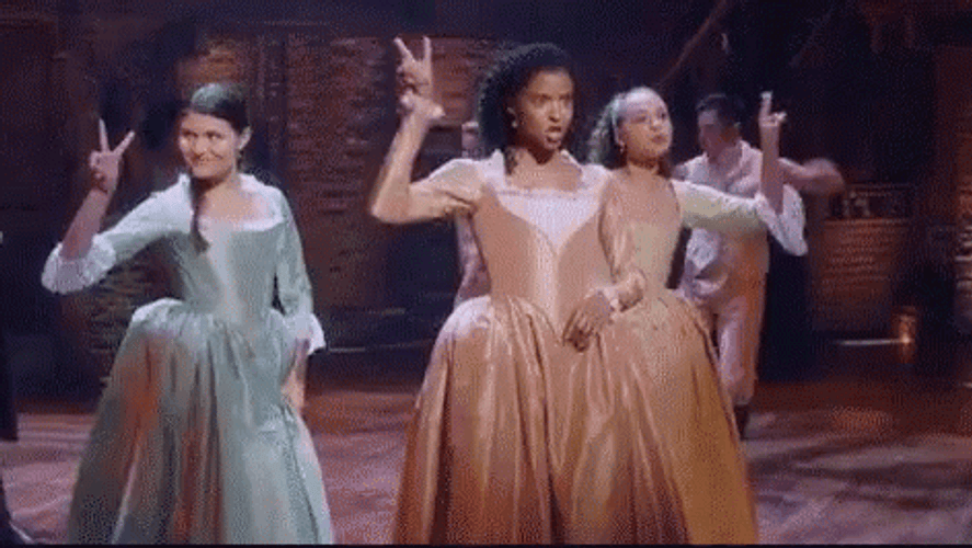 Hamilton BroadwaySchuyler Sisters GIF