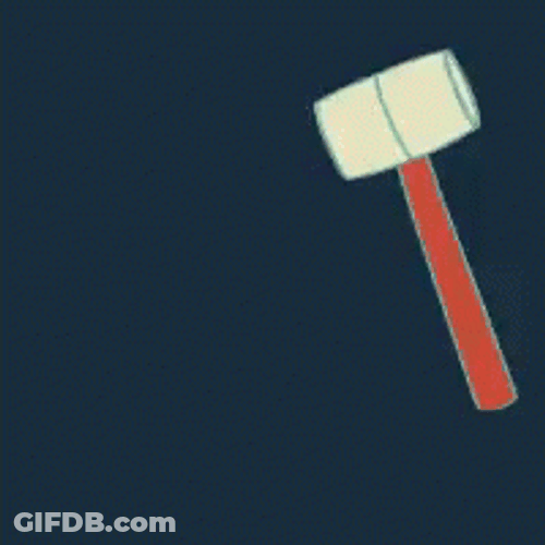 Hammer Time Animation GIF