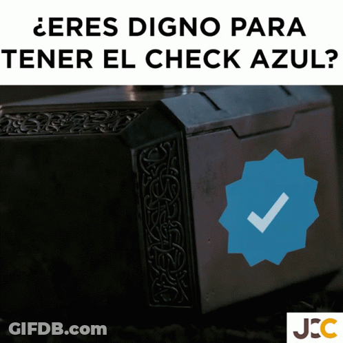 Hammer With Blue Check Mark GIF