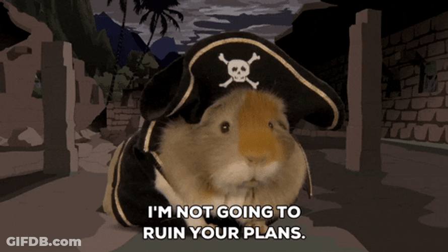 Hamster Cute Pirate Meme GIF