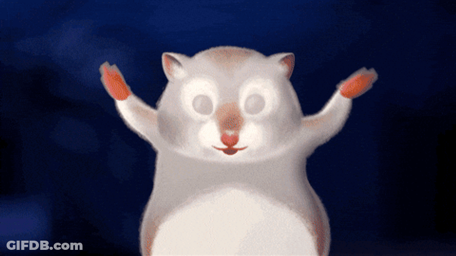 Hamster Dance Raising Arms Stomp Feet GIF
