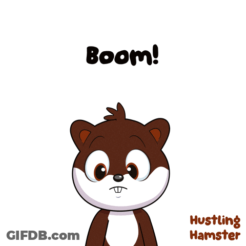 Hamster Holding Microphone Boom GIF
