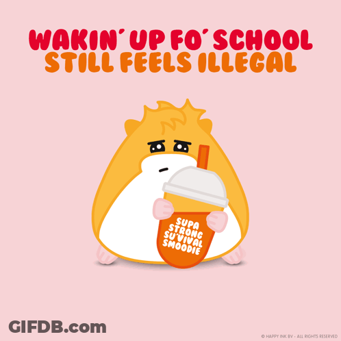 Hamster Holding Super Strong Survival Smoodie Cup GIF