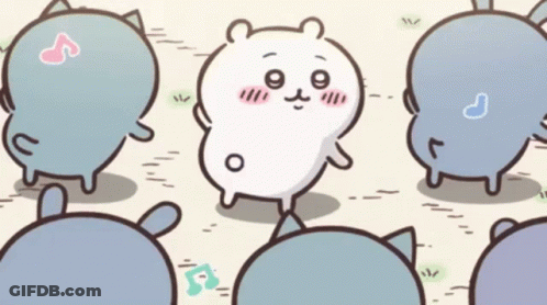 Hamster Standing In Crowd Of Hamsters GIF
