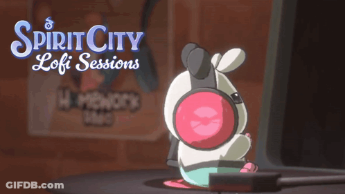 Hamster Wearing Headphones On Record Player GIF