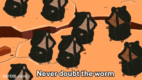 Hamsters With Never Doubt The Worm GIF