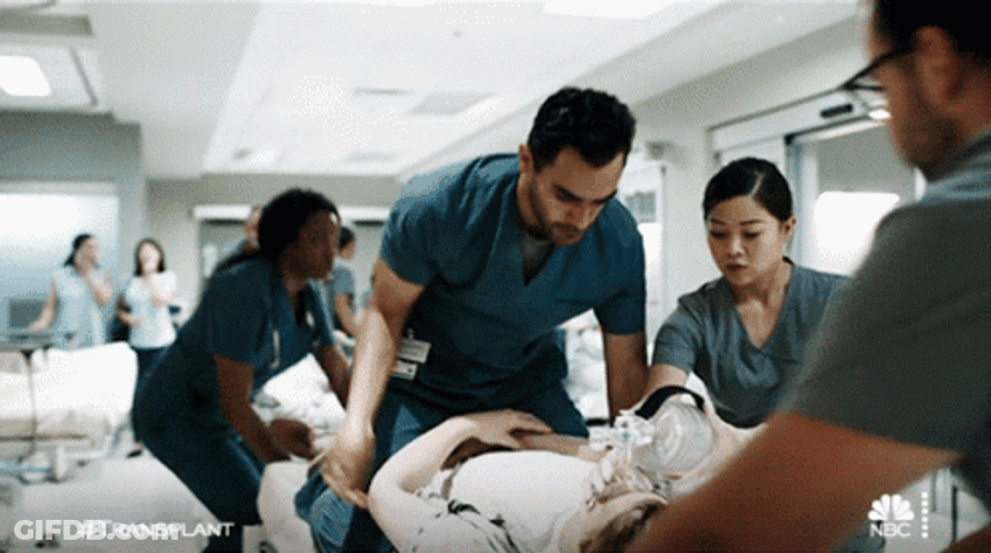 Hamza Haq Doing Cpr On Top Of Man GIF