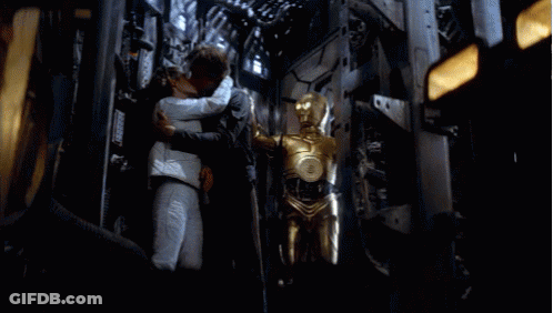 Han Solo Adjusting Hair GIF