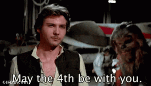 Han Solo And Chewbacca May The Fourth GIF