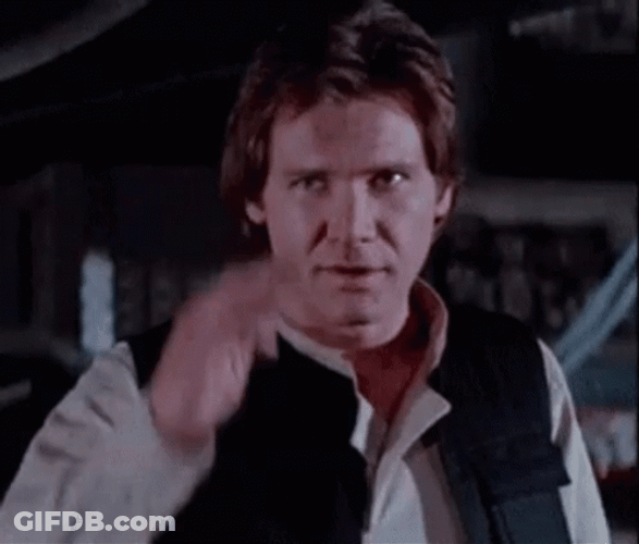 Han Solo Gives Will Do Salute GIF