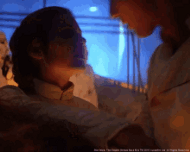 Han Solo I Know I Love You Kiss GIF