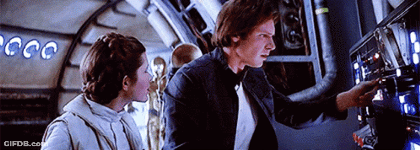 Han Solo Star Wars Iconic Scene GIF