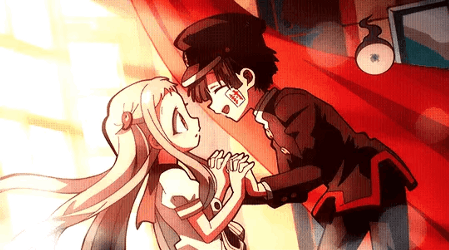 Hanako And Yashiro Holding Hands GIF