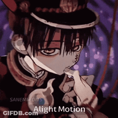 Hanako -Kun Alight Motion GIF