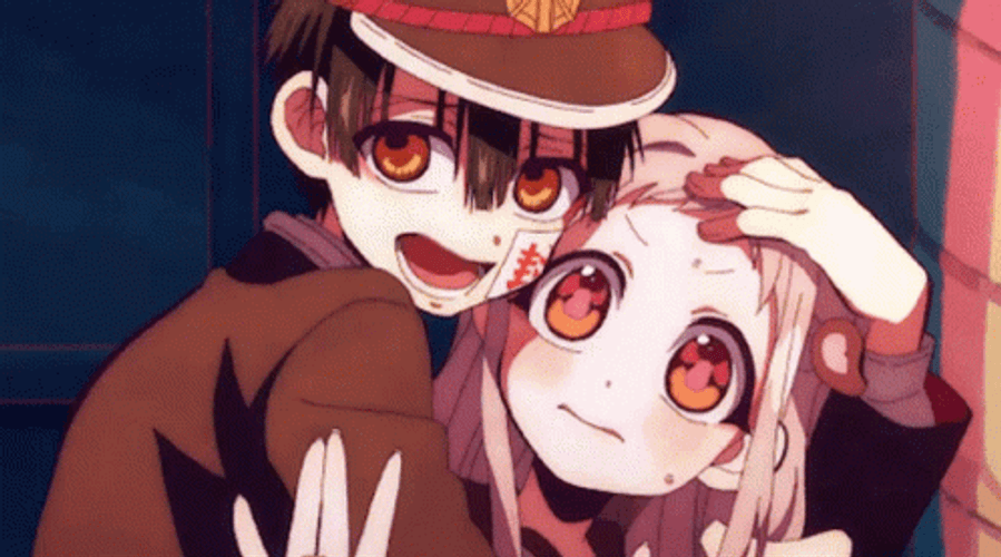 Hanako -Kun Embracing Yashiro GIF