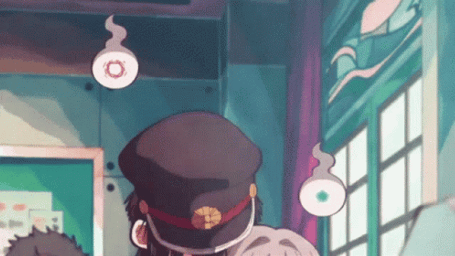 Hanako Kun Hugging Nene Yashiro GIF