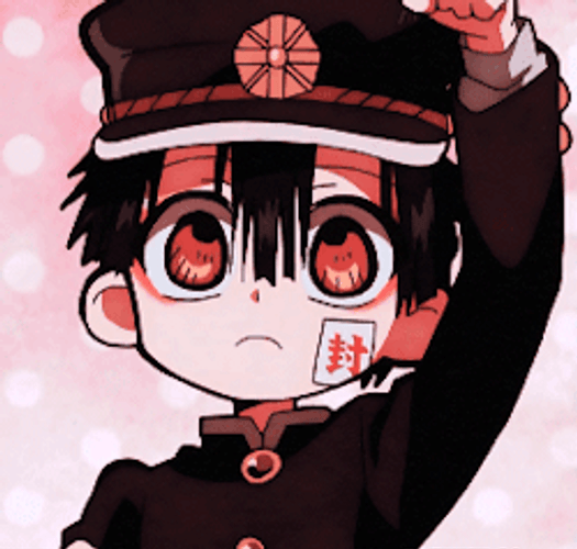 Hanako -Kun Saluting GIF