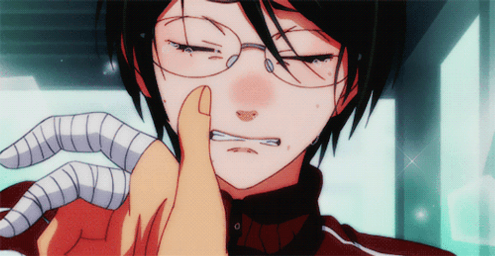 Hanako Wiping Tears Away GIF
