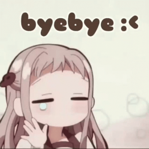 Hanako Yashiro Goodbye GIF