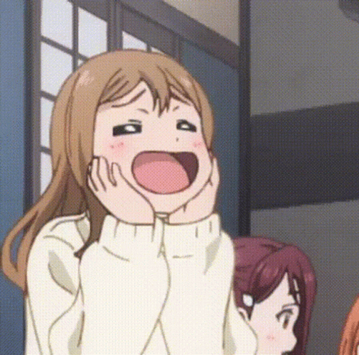 Hanamaru Melted In Happiness GIF
