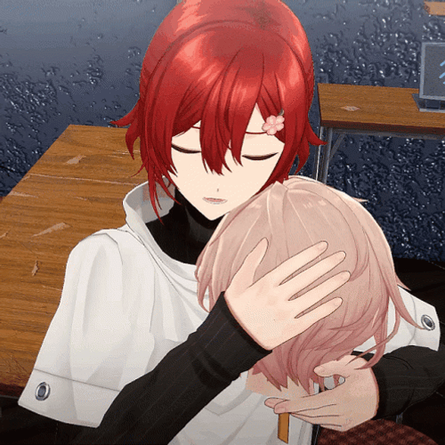 Hanasaki Miyabi Head Pat GIF