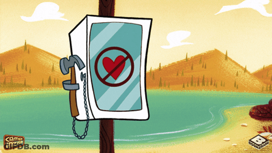 Hand Breaking Camp Lazlo Alarm GIF