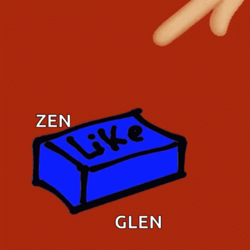 Hand Clicking Like Button Zenglen GIF