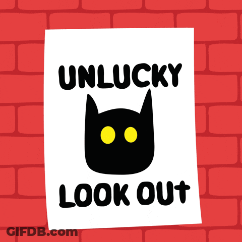 Hand Drawing Bat Saying Look Out GIF