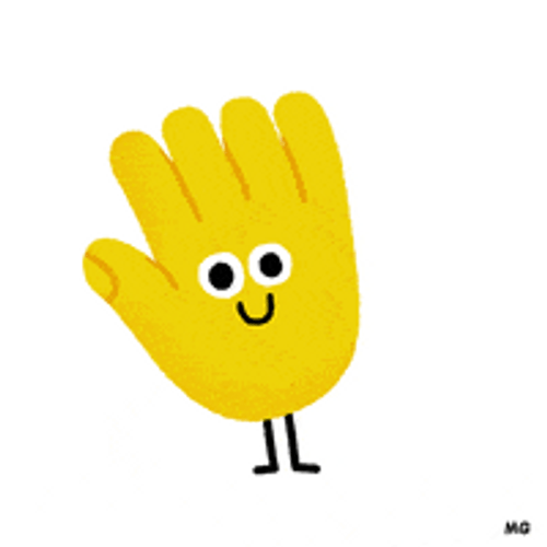 Hand Emoji Wave GIF