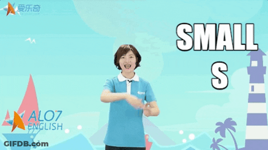 Hand Gesture Forming Small Letter S GIF