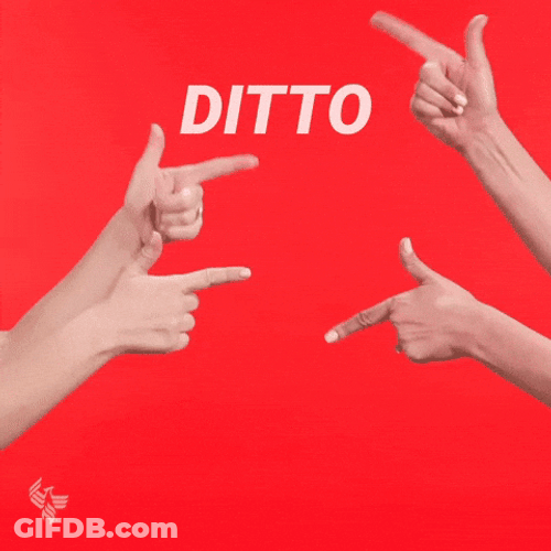 Hand Gesture Same Girl Ditto GIF