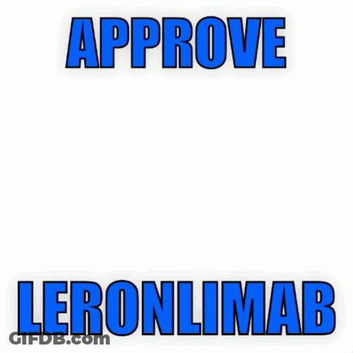 Hand Holding Approve Leronlimab Stamp GIF