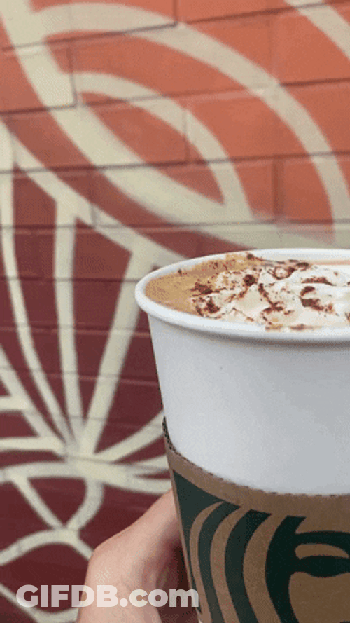 Hand Holding Big Cup Of Psl GIF